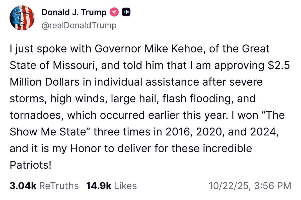 Missouri: $2.5 million
Argentina: $40 billion