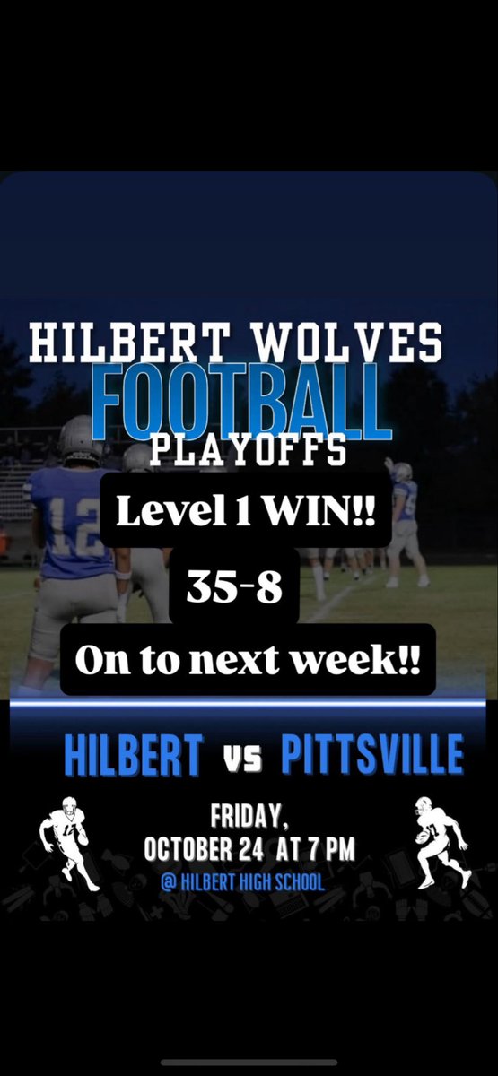 First round win! Time to prepare for 2nd level!

<a href="/MJ_NFLDraft/">Mark Johnson</a> <a href="/PrepRedzoneWI/">Prep Redzone Wisconsin</a> <a href="/TravisBOUND/">Travis Wilson</a> <a href="/ExpoRecruits/">Expo Recruits</a> <a href="/sixstarfootball/">Six Star Football | PLUS+</a>