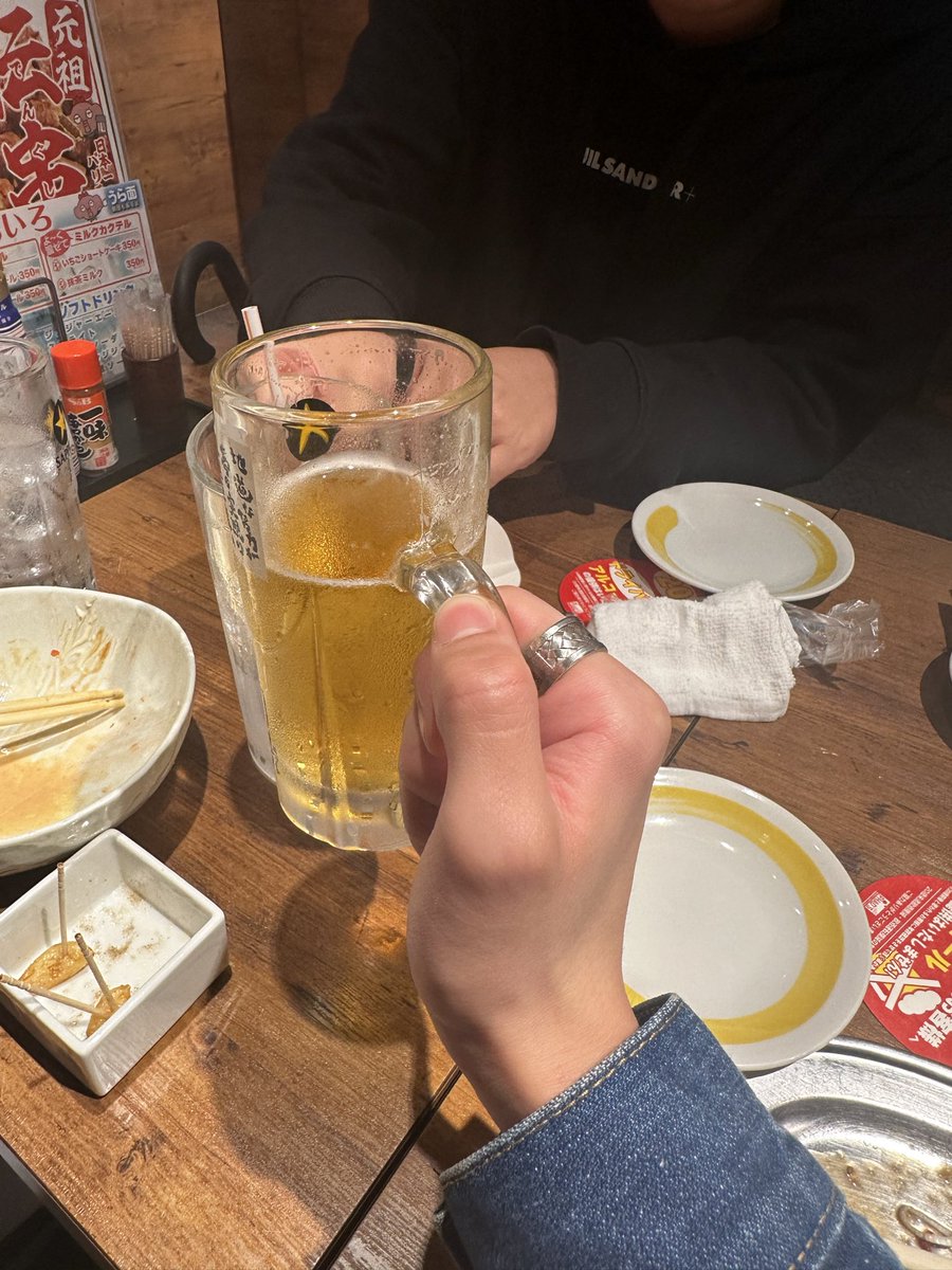 ライブの後の酒は美味い！