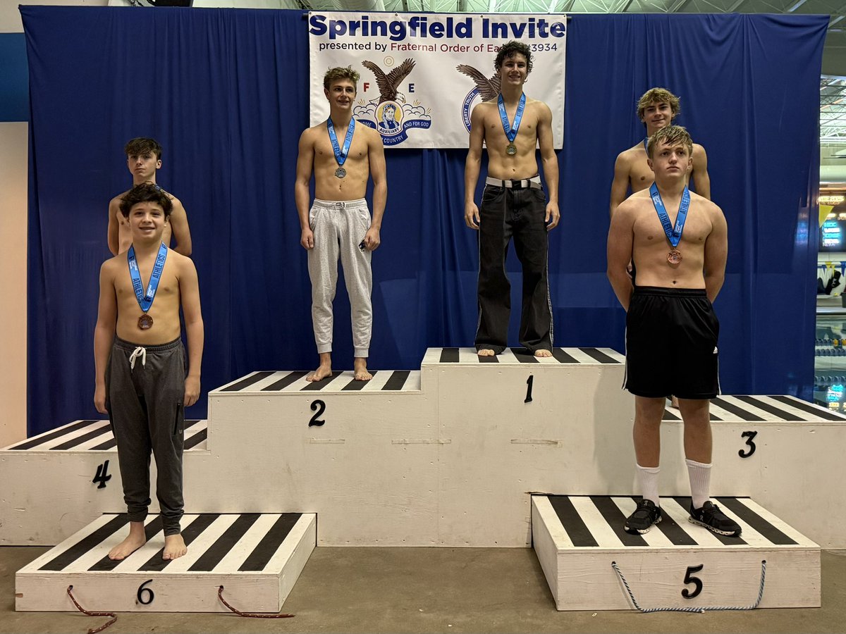 LibsSwimTeam's tweet image. Congratulations to our Springfield Invitational Champion, with a score of 406.70, Elijah Quest! 🦅