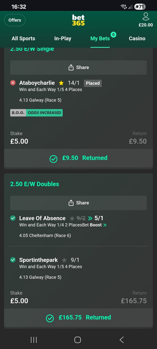 RamblersAnonym1's tweet image. Wallop