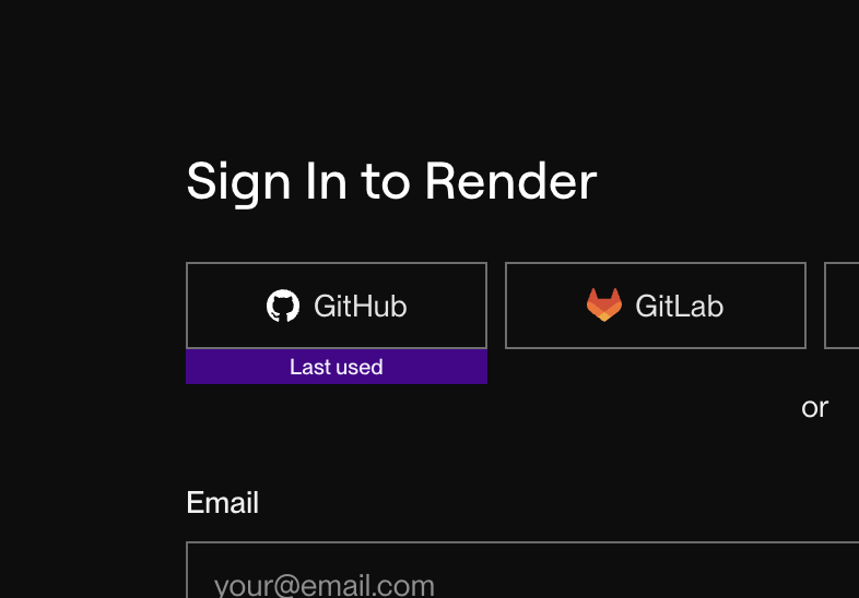 huedaya's tweet photo. Whoever the engineer at @render who suggests "Last used" badge, needs to be given a raise.

Simple but smart! https://t.co/55scr9tFlf