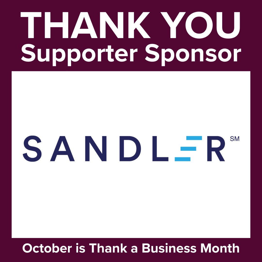 Thank you to Sandler Training!

As a Supporter Sponsor, we’re proud to highlight your dedication to helping professionals and organizations achieve meaningful growth and long-term success.

<a href="/SandlerTraining/">Sandler</a> 

#ThankABusinessMonth #SupporterSponsor #BBBAlberta #SalesExcellence