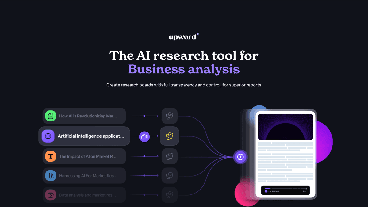 harindersaggi77's tweet image. 🧠 Upword AI summarizes long articles &amp;amp; research papers into concise, clear notes — perfect for fast learners.#AI #UpwordAI #Summarization #Automation #Productivity #AItools #Innovation #ArtificialIntelligence #TechTrends