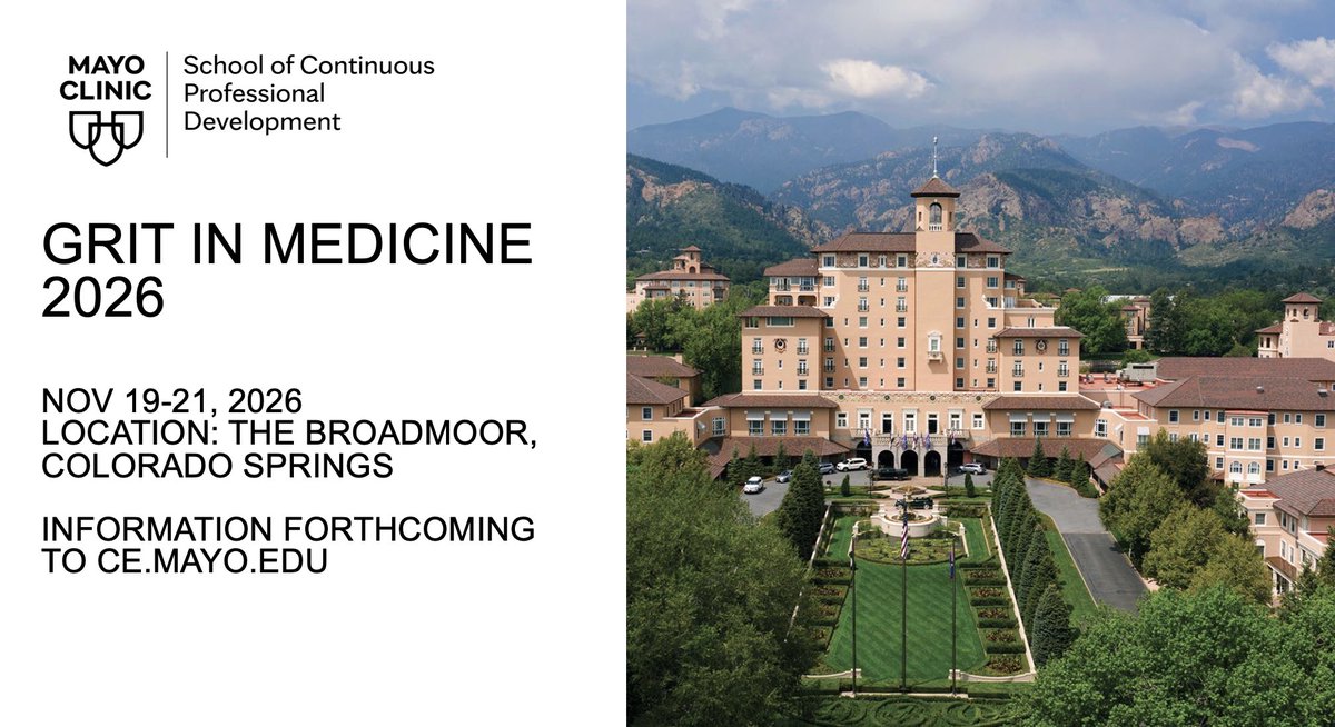 Mayo Clinic GRIT tweet media