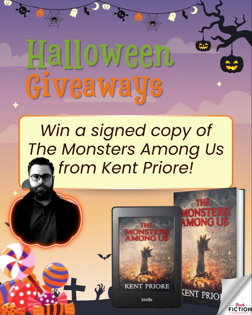 KentPriore's tweet photo. The Halloween giveaway for THE MONSTERS AMONG US ends TOMORROW!

Make sure to enter in time:
https://t.co/OUrpij6SWA https://t.co/kRVH0lReIX