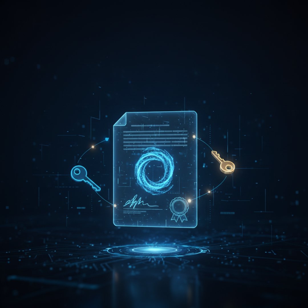 SecureFlowHub's tweet image. ✍️ Las Firmas Digitales prueban la #Integridad de tus documentos y autentican a su emisor.

Sin criptografía asimétrica, no hay confianza digital.

#SecureFlowHub #Ciberseguridad #ConfianzaDigital