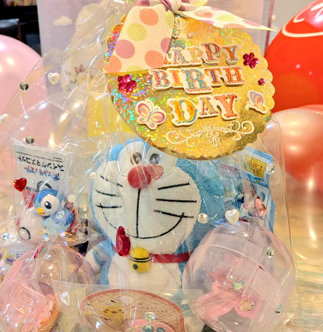 娘、4歳になりましたドラえもんとポケモンブームな彼女が気に入りますように