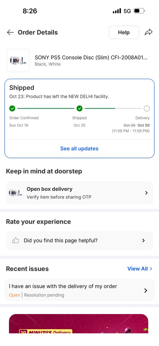 Subhajit_0289's tweet photo. #flipkart #ekart Bina information ke delivery date kise badal diya jata hai.
1 kilometer ke dur me hub hai delivery ke liye tum logo ko 5 din chaheye. https://t.co/R0E0aJfRsv