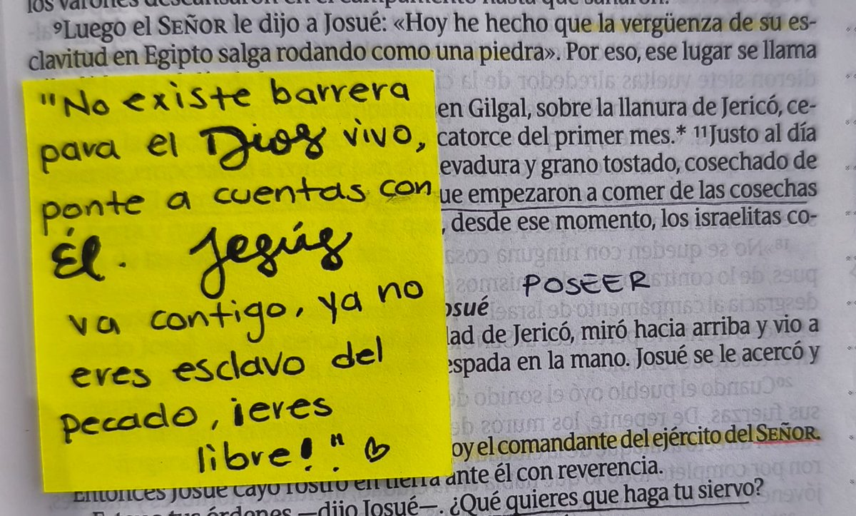 Olvídate de tu pasado, eres una nueva criatura en Cristo Jesús ❤️ el Comandante del ejército del Señor está contigo!
Josué 5
#rpsp 
#FelizSabado