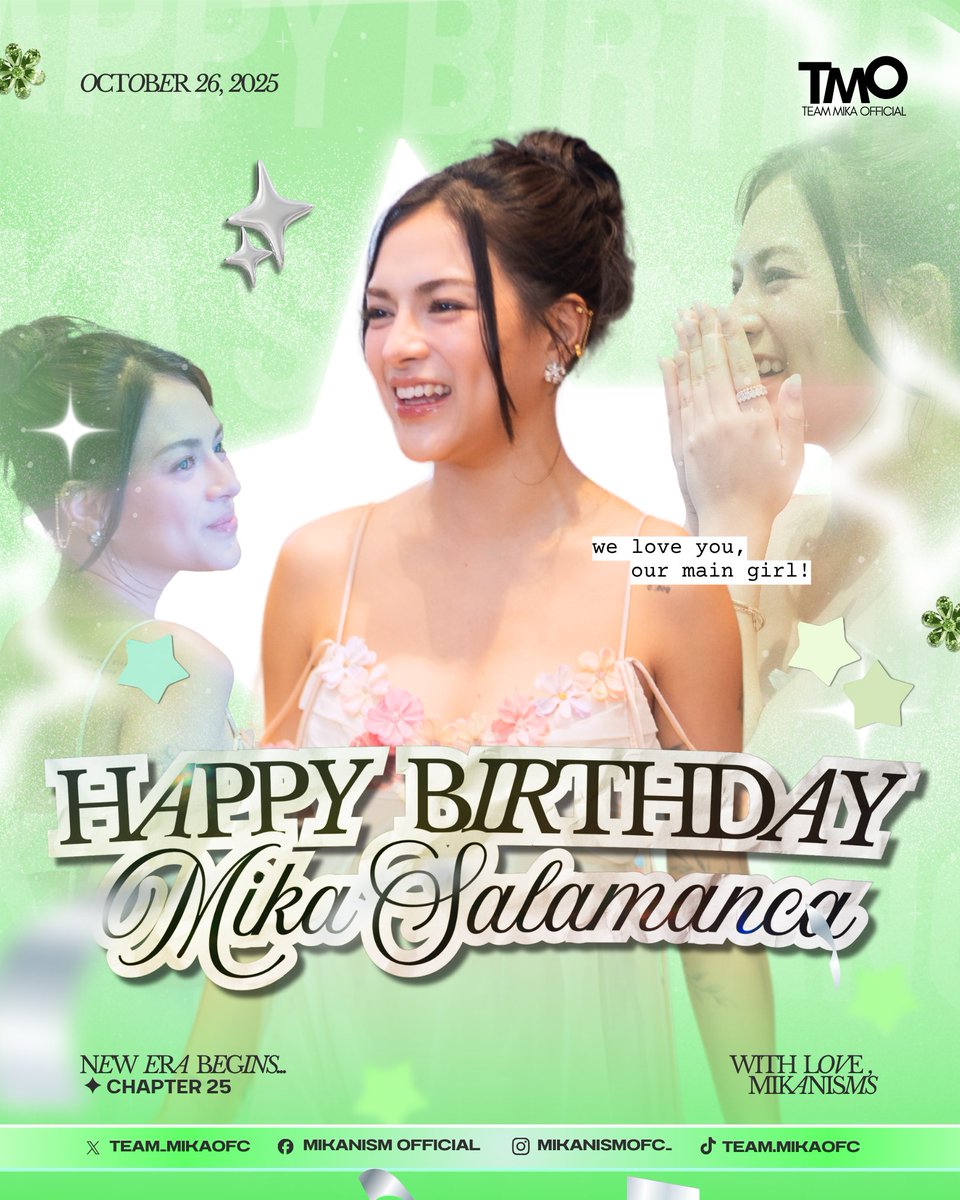 team_mikaofc's tweet image. To our shining star, Happy Birthday, @mikslmnc! ❤︎

You’ve inspired us to dream, to grow, and to love ourselves a little more each day. Thank you for being our comfort on tough days and our sunshine on the brighter ones. 

Sometimes, it’s the smallest things you do that mean…