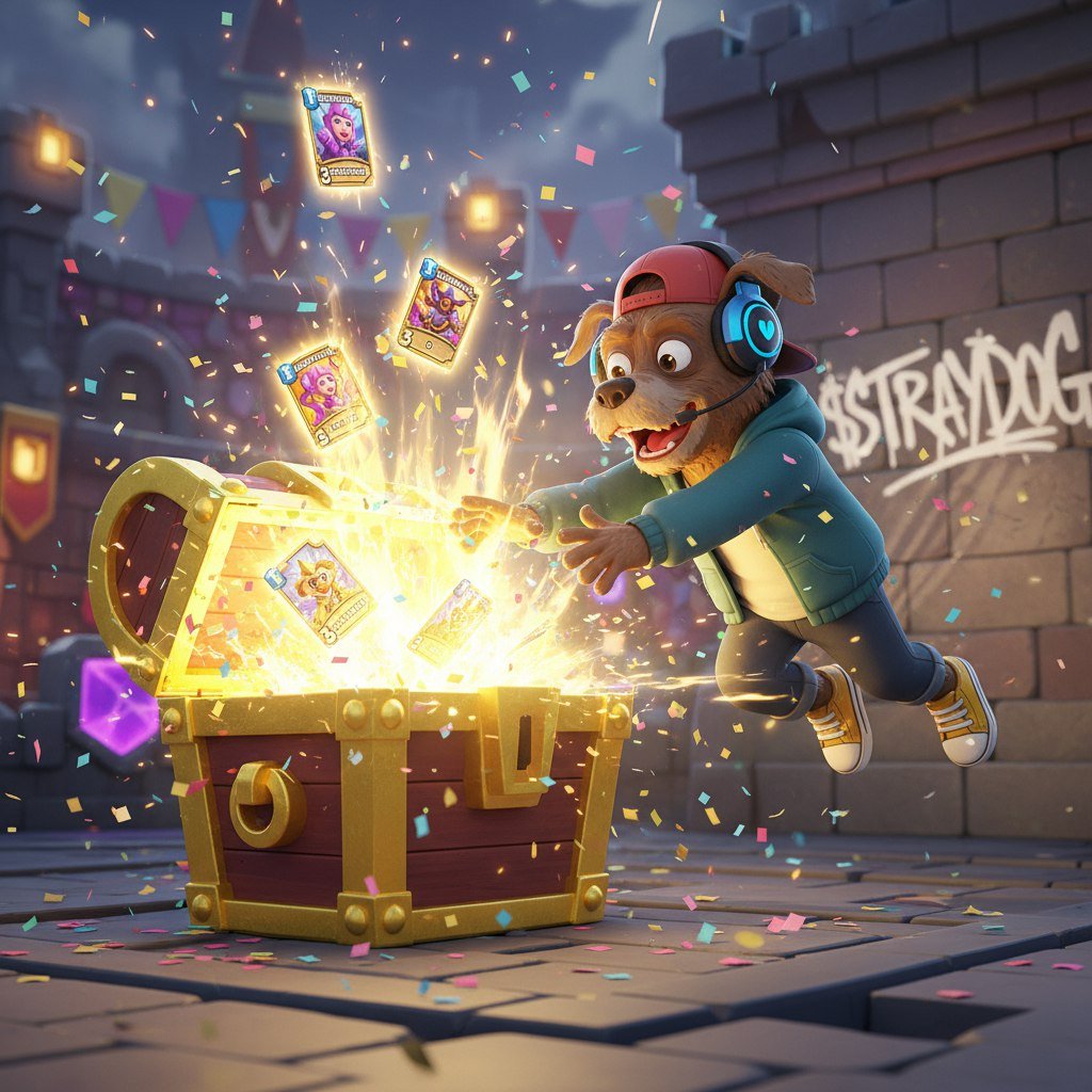 StrayDog (@straydogcoin) on Twitter photo <a href="/GeorgePlayClash/">George Plays Clash Royale</a> GM 😊 <a href="/GeorgePlayClash/">George Plays Clash Royale</a> GM 😊