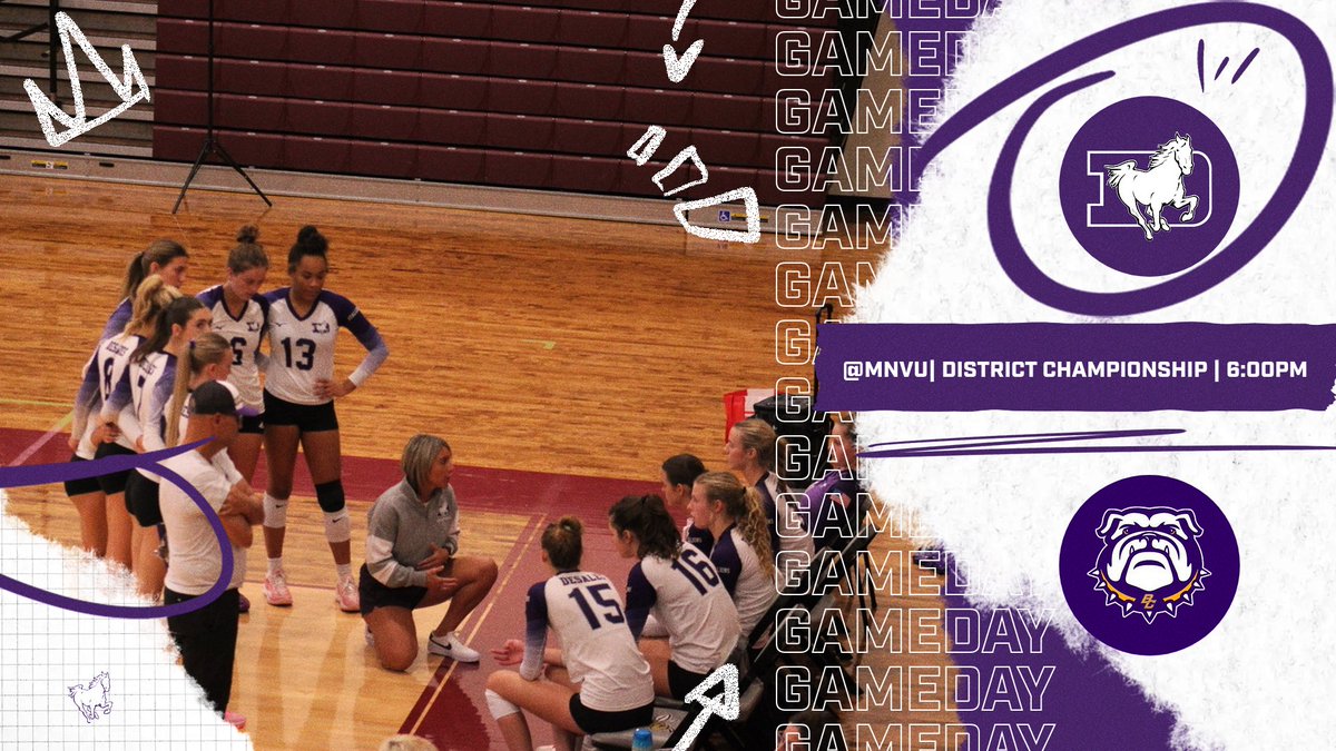 SFDGirlsVB's tweet photo. Championship Night! 🏐 Your DeSales Lady Stallions are ready for battle in the District Final! Taking on Bloom Carroll at MNVU, 6:00PM. Let's get it done! #GoStallions🐎 https://t.co/6ZF8jd7GLX