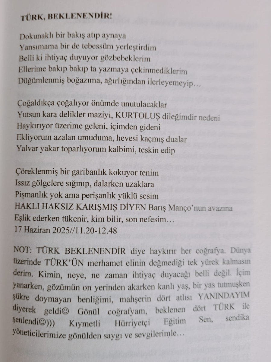 Bizler Sürekli "Hürriyetçi Eğitim Sen, Klasik Size Dayatılan Sendikalardan Değil" Diyoruz.. 

Üye Olmadığınız Sürece Bu Ayrıcalığı Yaşayamayacağınız Kesin. Bilin ki Kiymetli Öğretmenlerimiz Bizim Türkiye'deki Tüm Eğitimcilere Kapımız Açık... Ayırmadan, Belli Bir Zümreyi