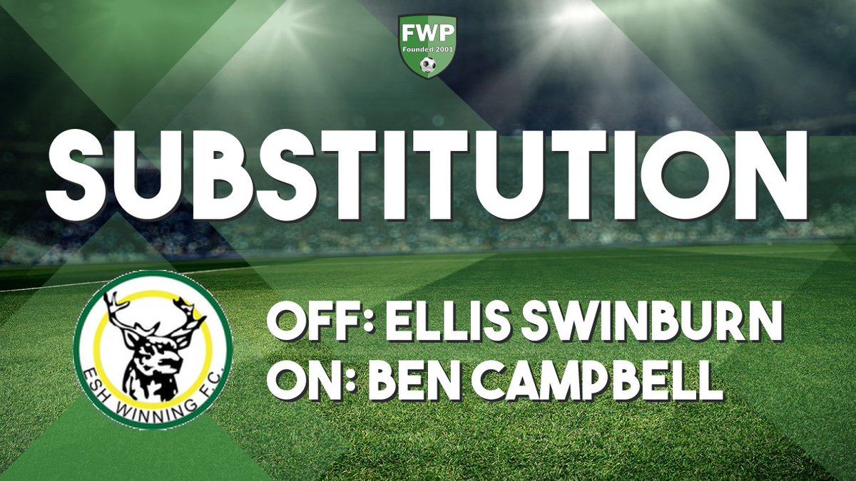 SUB: Ben Campbell replaced Ellis Swinburn (81') fwp.co/LzMLfy