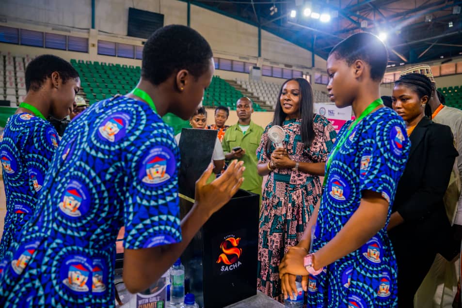 NIGCOMSAT (@nigcomsat1r) on Twitter photo The MD/CEO of NIGCOMSAT, <a href="/nk_amadi/">Jane</a>, was a special guest speaker at the <a href="/mywitin/">Women in Tech in Nigeria - WITIN</a> Girls’ National STEM Summit & Exhibition 2025, held at the National Stadium, Abuja on Oct 22–23.
She spoke on “Women Who Lead: Shattering Barriers and Redefining Tech Leadership” The MD/CEO of NIGCOMSAT, <a href="/nk_amadi/">Jane</a>, was a special guest speaker at the <a href="/mywitin/">Women in Tech in Nigeria - WITIN</a> Girls’ National STEM Summit & Exhibition 2025, held at the National Stadium, Abuja on Oct 22–23.
She spoke on “Women Who Lead: Shattering Barriers and Redefining Tech Leadership”