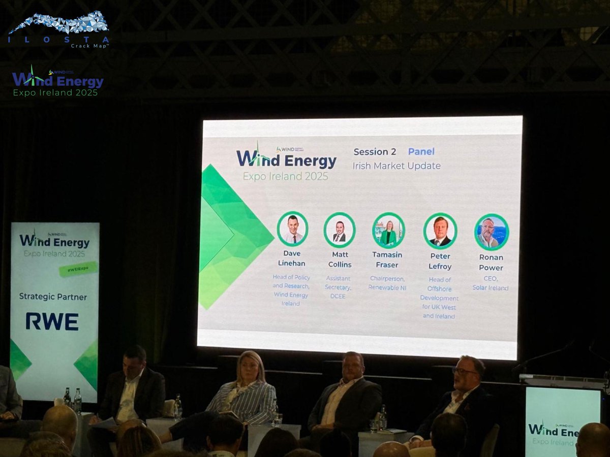 Ilosta_CrackMap's tweet image. What a fantastic few days at #WindExpoIreland2025 in Dublin! 🇮🇪
Great energy, inspiring conversations, and a clear sense of opportunity across Ireland’s expanding renewable sector.
Proud to have attended with the SDI trade delegation – exciting times for wind! 🚀
#Ilosta