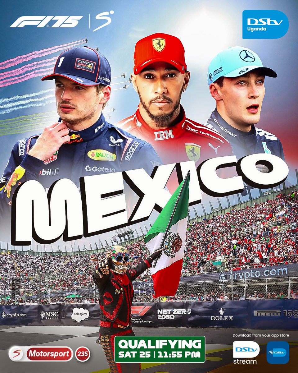 DStvUganda's tweet photo. Quali time!

Will Max get pole? 🤔

#F1 #SeasonOfIntensity #MexicoGP https://t.co/ZXmWGuI05x