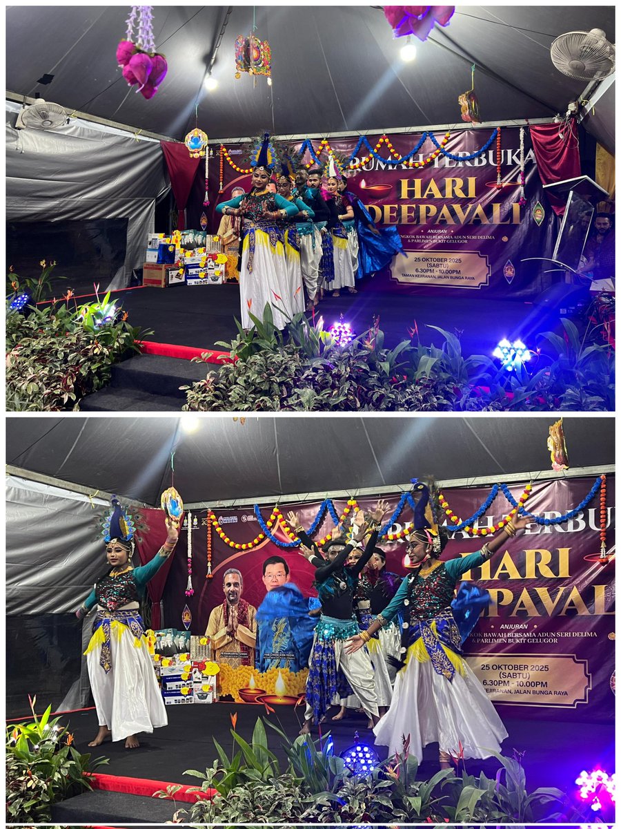 Deepavali Open House by Parlimen Bukit Gelugor &amp; KADUN Seri Delima at Lengkok Bawah.

Joined YB Connie Tan &amp; Cllr Visvenathan Tangavello in celebrating with the local community.
Thank you MPKK Lengkok Bawah for a joyful evening that fostered unity and harmony in Bukit Gelugor.