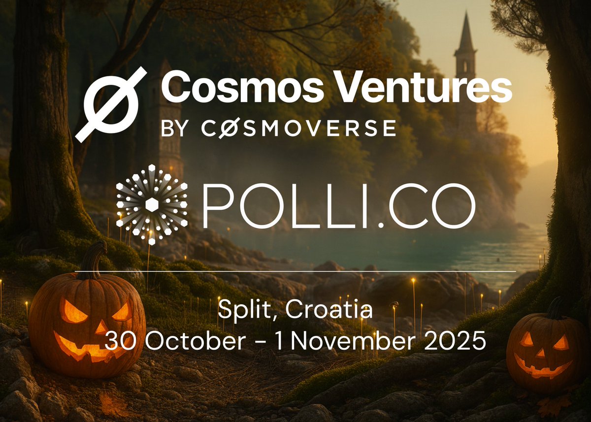 Happy Halloween from <a href="/CosmoverseHQ/">Cosmoverse</a>, Split 🇭🇷 🎃

No tricks, just treats - cleaner validator sets and sweeter yields.

If you’re a treasury, DAT, or vault manager looking to make delegation decisions a little less scary.
Let’s grab a coffee today - DMs open!