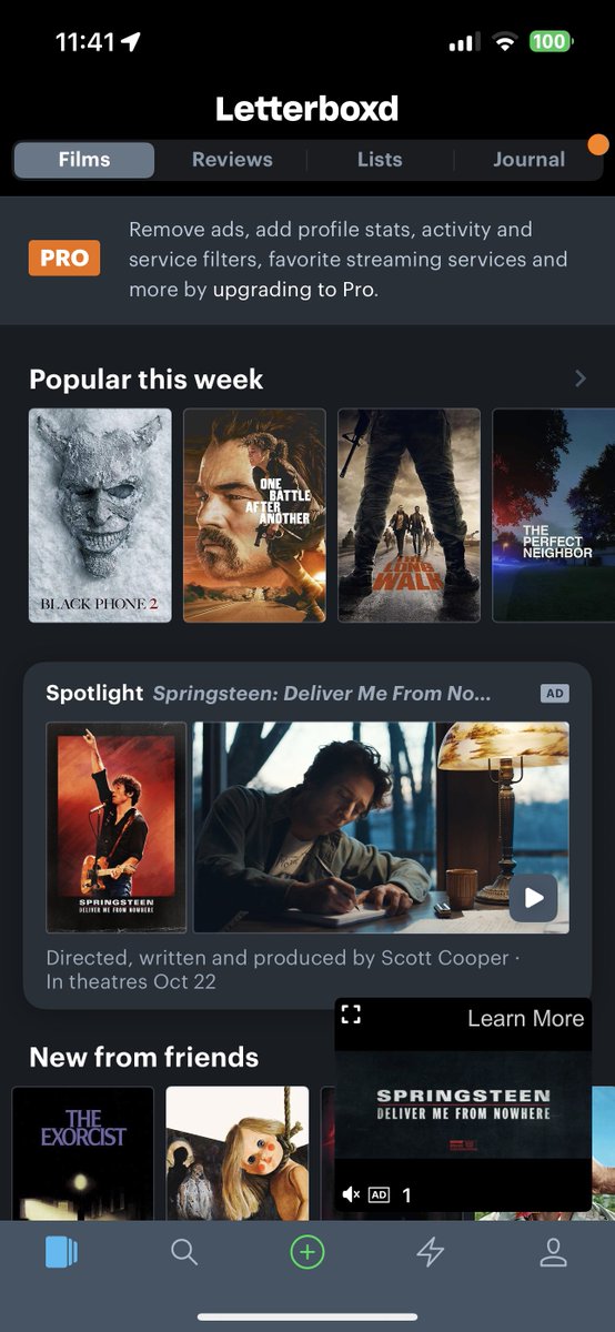 i realize i’m poor and don’t pay for ad-free letterboxd but holy fuck dawg this is insane <a href="/letterboxd/">Letterboxd</a>