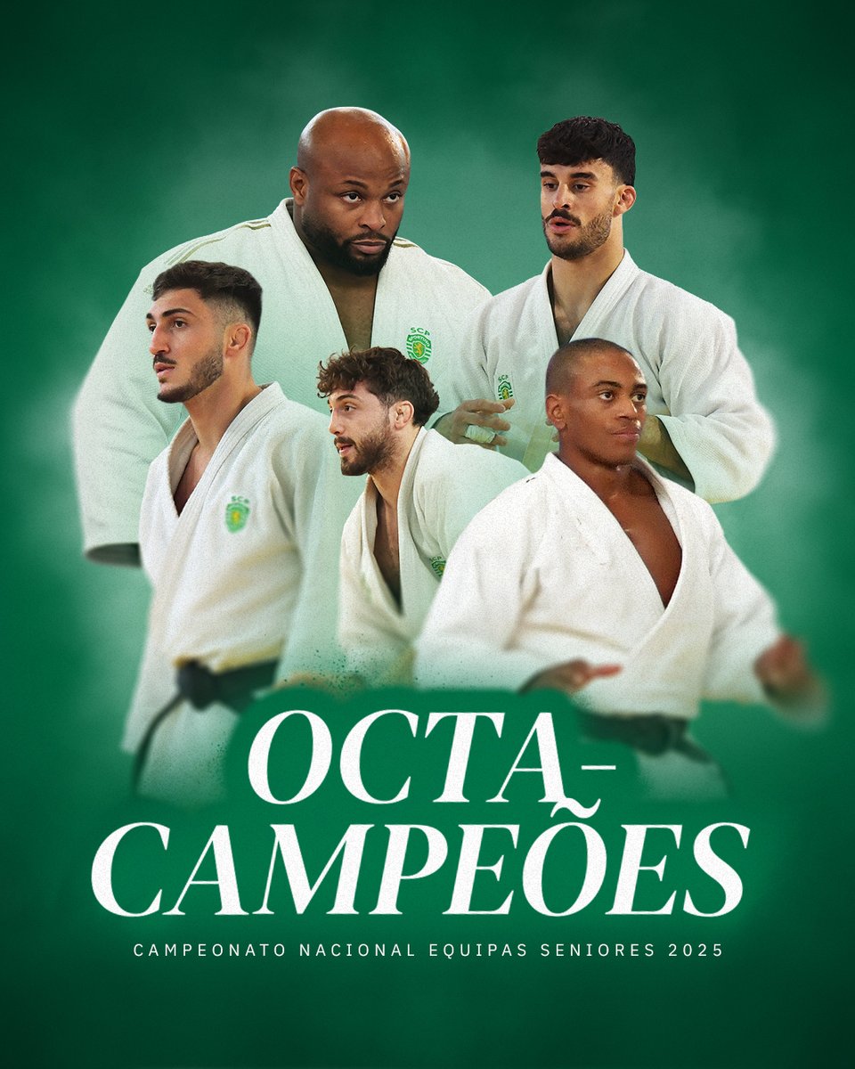 SportingCP's tweet image. 𝗢𝗖𝗧𝗔𝗖𝗔𝗠𝗣𝗘𝗢̃𝗘𝗦 𝗡𝗔𝗖𝗜𝗢𝗡𝗔𝗜𝗦 𝗗𝗘 𝗝𝗨𝗗𝗢 🏆🏆🏆🏆🏆🏆🏆🏆

O #JudoSCP sagrou-se Octacampeão Nacional 🥋 Que orgulho, Leões! 💚