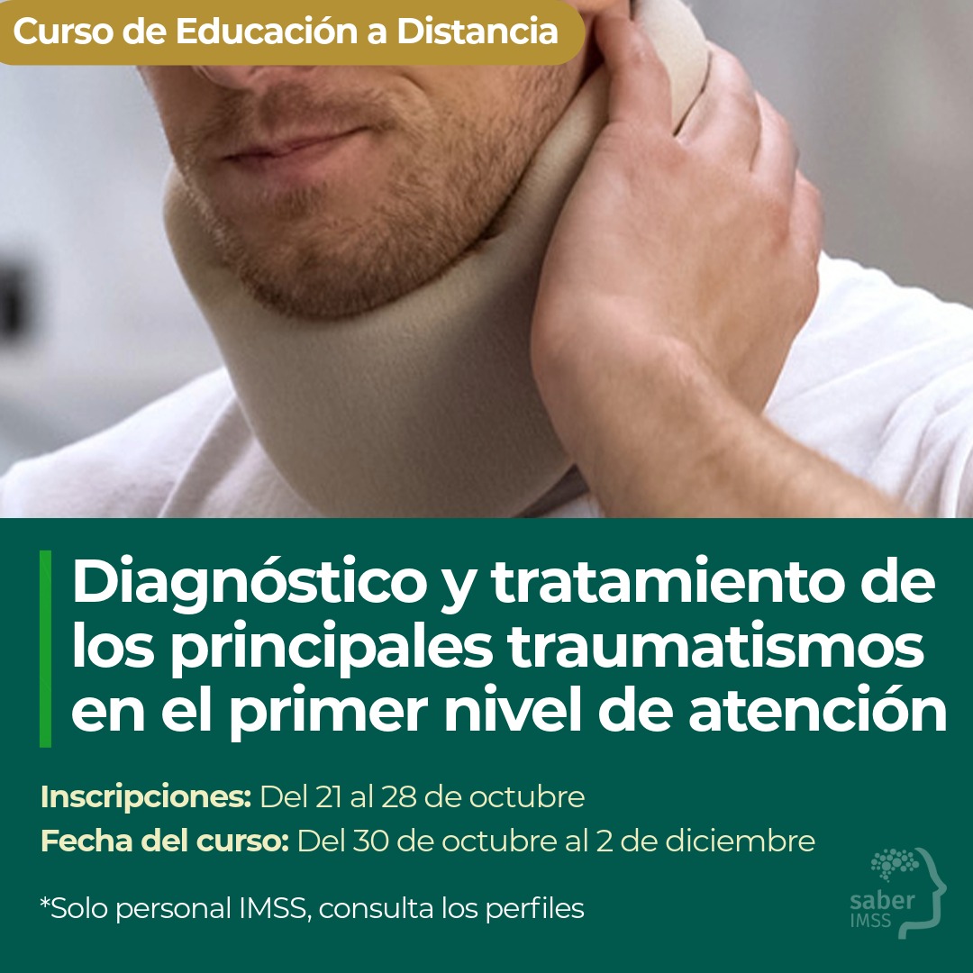 Curso a distancia
🩺🚨Ante los desastres naturales que impactan nuestro país 🌎🌊, la capacidad de respuesta del Personal de Salud IMSS es más crucial que nunca. Tu capacitación constante garantiza la mejor atención en momentos críticos👇🏽
innovacioneducativa.imss.gob.mx/sitio_wp/diagn…