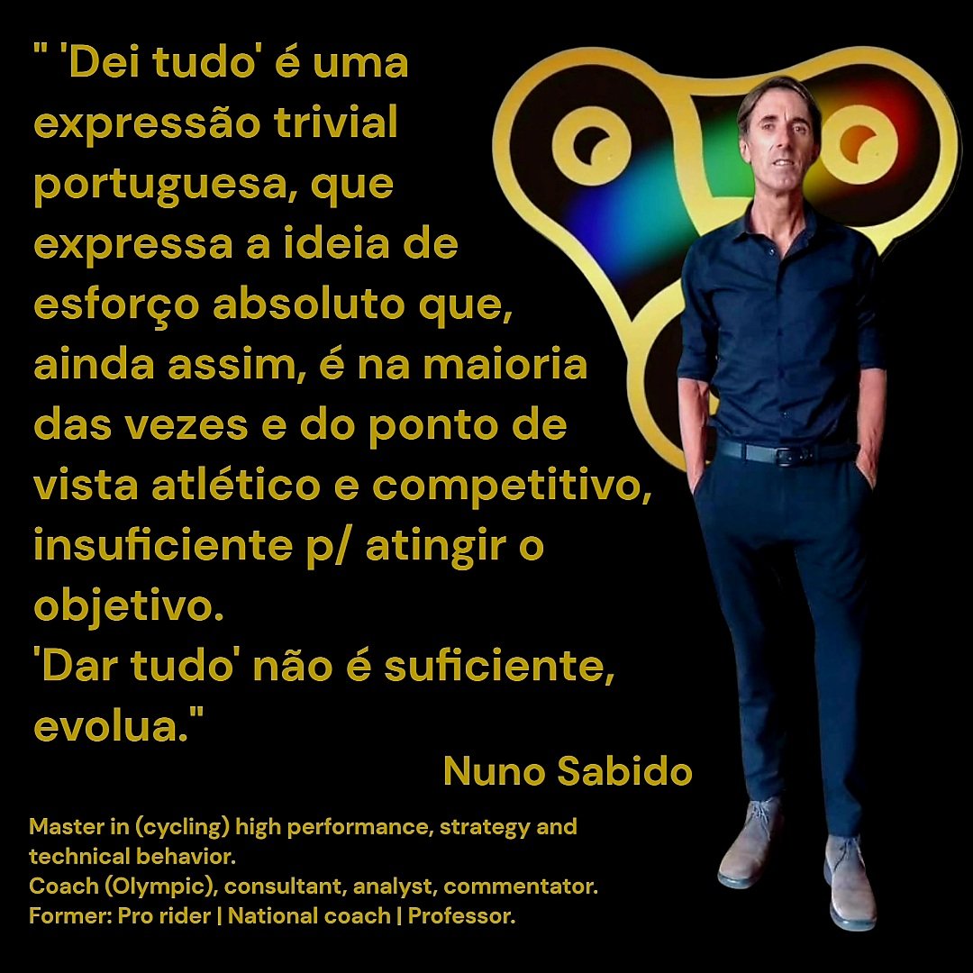 " 'Dei tudo' é uma expressão trivial portuguesa, que expressa a ideia de esforço absoluto que, ainda assim, é na maioria das vezes e do ponto de vista atlético e competitivo, insuficiente p/ atingir o objetivo.
'Dar tudo' não é suficiente, evolua."

Nuno Sabido