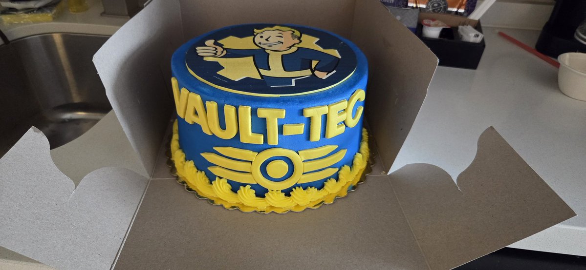 Kyle Walsh (@servo1183) on Twitter photo Happy Fallout Day! Sorry for being late was celebrating with fallout replay and cake! #falloutday Happy Fallout Day! Sorry for being late was celebrating with fallout replay and cake! #falloutday