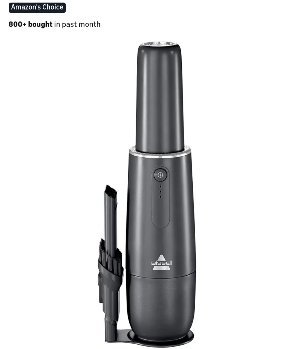 lynxfindsdeals's tweet image. Clean car, clean house, clean conscience
Bissell AeroSlim Cordless Handheld Vacuum now only $19.88 (List: $41.19) on Amazon
Small, sleek, and surprisingly strong
go.onelastlink.com/B087HQRW2M