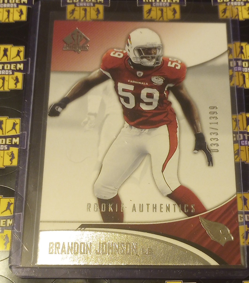 GotdemCards's tweet photo. Brandon Johnson Rookie authentics 0333/1399 #cardinals #azcards #birdgangβ―β―β―β―β―β―β―β―β―
$3.50 OBO
π If you Repost This you're Awesome
π If you tag people into this post You're Amazing
#TheHobbyFamily #THFpro #thehobby #NFLonX #sportscardsforsale #NFL #Football #sportscards #footballcards