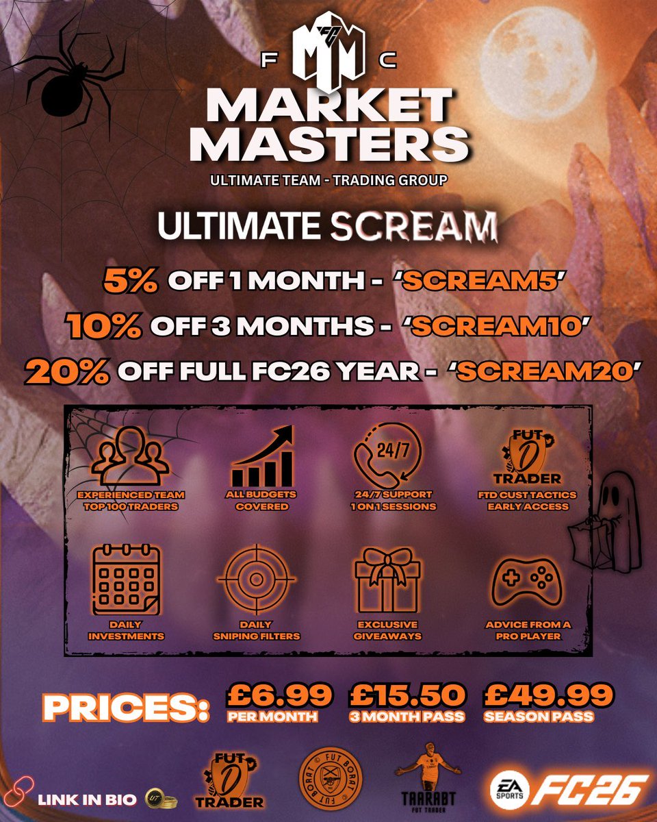 FUT_Borat's tweet photo. 🚨 Premium Discord Giveaway!!

Win 1 month in @FCMarketMasters 

To enter:

Like ❤️ 
&amp;
RT ♻️

Winner picked on Monday 6pm! ⏳ https://t.co/dlyXKkyeJG