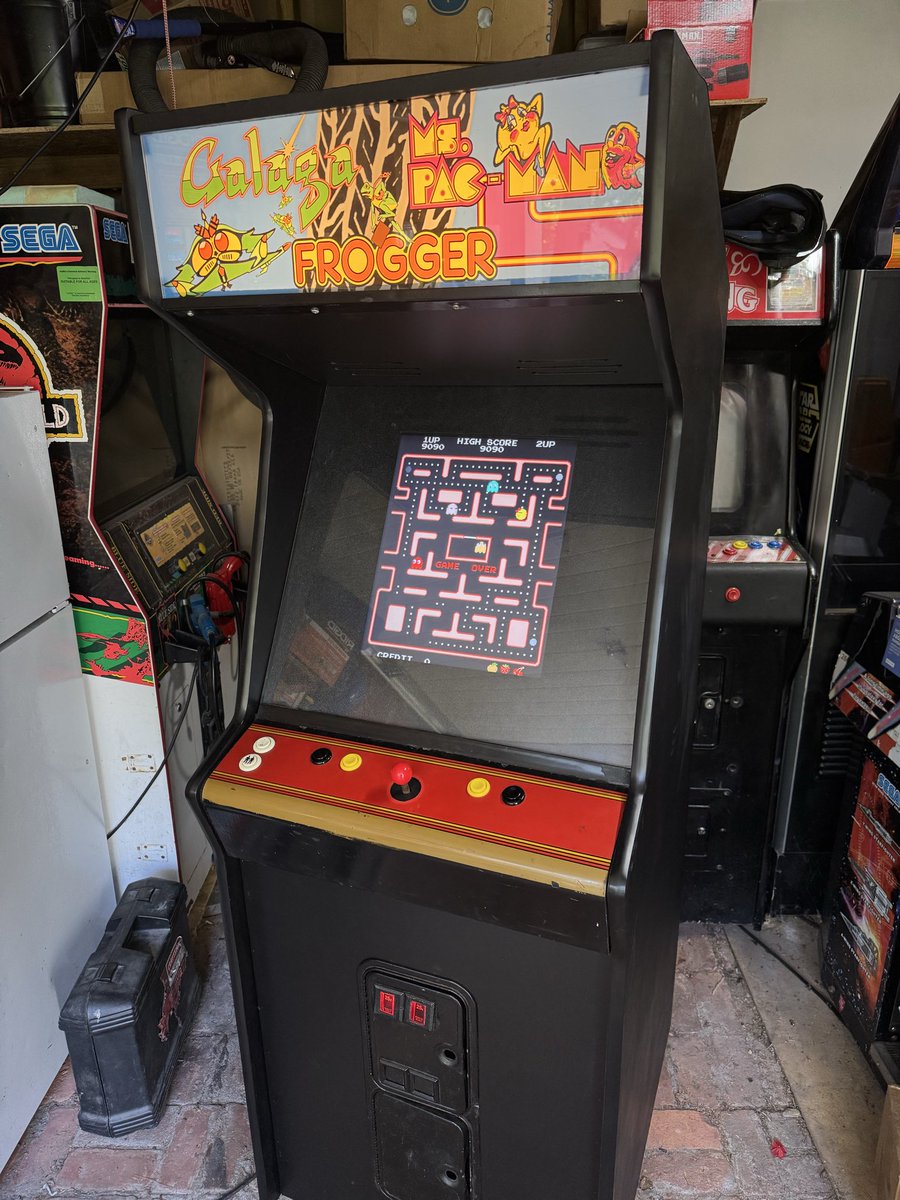 Finally getting some time to wrap up this arcade. Need to start clearing out projects to make room for the new stuff coming in #arcades #gameroom #90skid #RETROGAMING