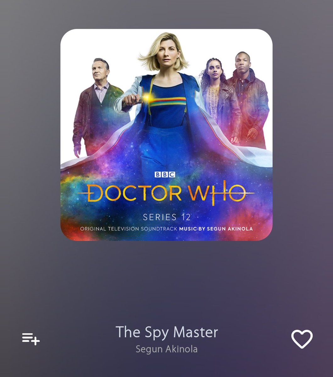 Me he puesto la playlist de Doctor Who en aleatorio y ha sonado tremendo rolón 🔥