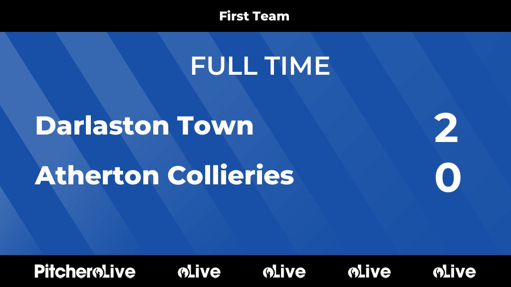 FULL TIME: Darlaston Town 2 - 0 Atherton Collieries
#DARATH #Pitchero
darlastontown1874fc.com/teams/116581/m…
