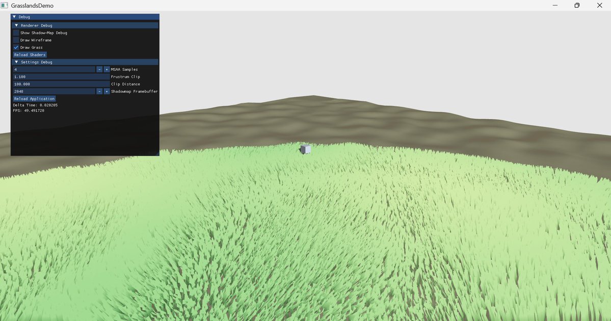 MichaelTeschne7's tweet image. BIG project update:
Grass now:
- Has frustrum and distance culling
- compute shader placement running per frame
- is placed based on camera position, allowing for infinite terrain
This is really starting to come together nicely.
#opengl #GraphicsProgramming #GPU