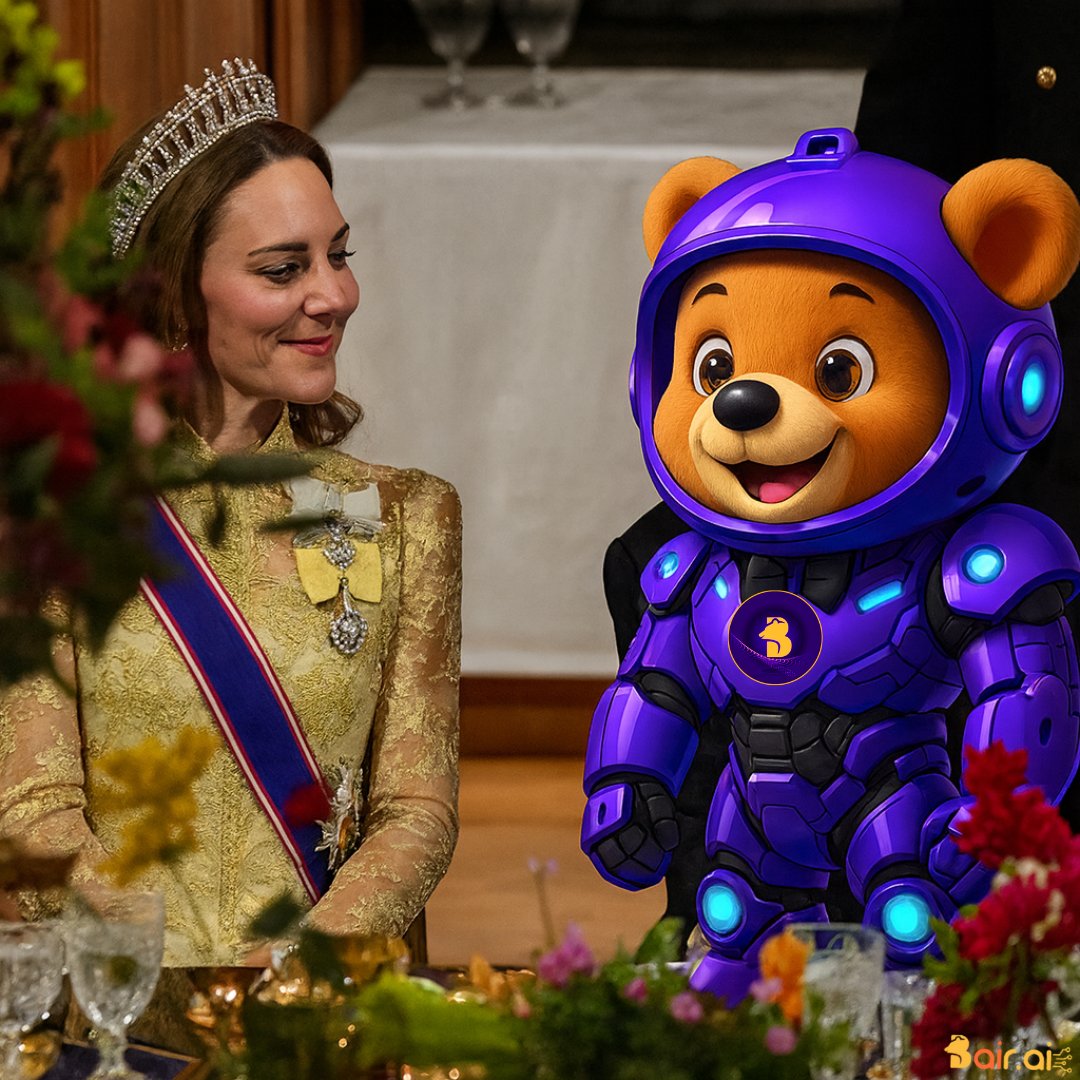 🍽️👑 A Royal Feast of Intelligence
Barry’s not just dining with royals—he’s bringing Bair.ai’s Agentic AI to the table.
From Prediction Agents to Reporting Agents, every dish served is pure alpha. 🐻📊

Because in the IA Economy, knowledge is the crown jewel. 💎