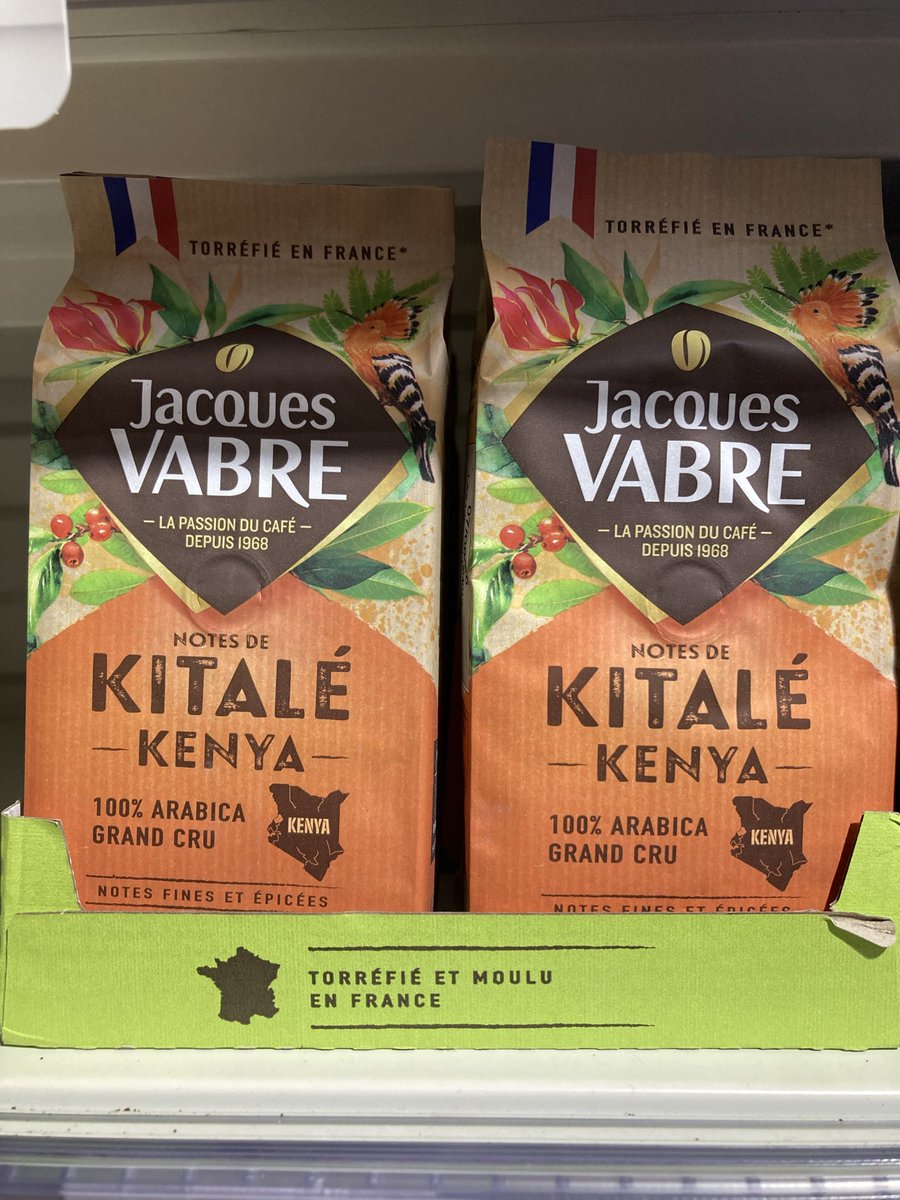 Today in Cannes, I crossed the path of a French brand importing coffee from #Kenya 

That they named it #Kitale was my God sign and a reminder that you can leave Kenya but Kenya never leaves you, and the thought of it may shine in your heart until your come back 🇰🇪❤️