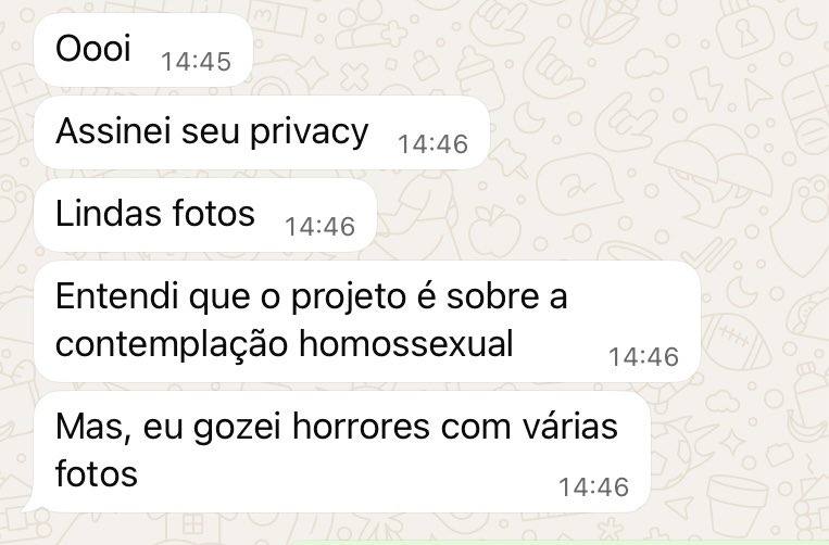 Eu adoro os feedbacks de vocês hehe 
E você ? Já assinou e gozou também com a gente? 🥵🥵

privacy.com.br/profile/ARFEHO…