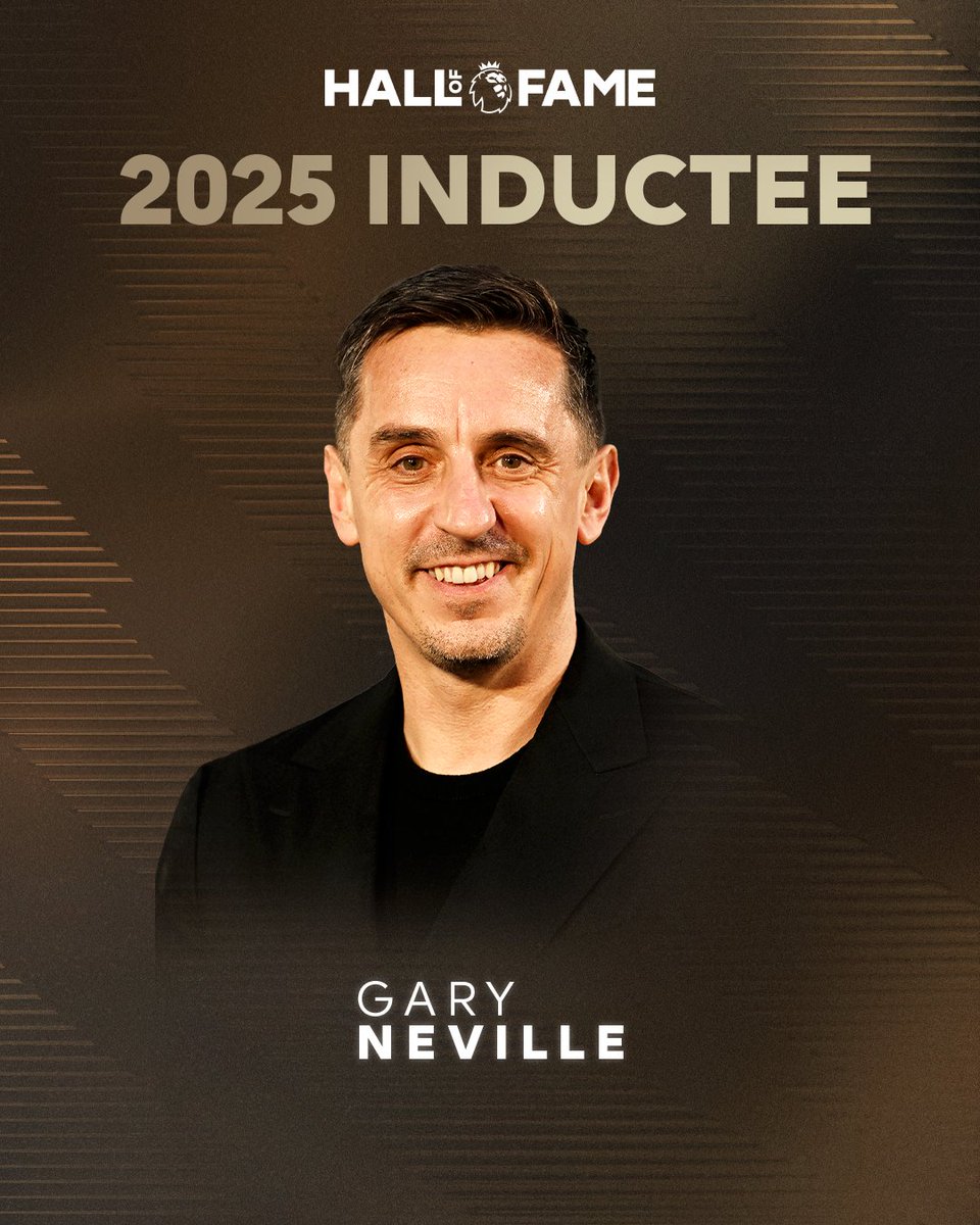 ManUtd's tweet image. Our Gary is a #PL Hall of Famer! 🙌❤️