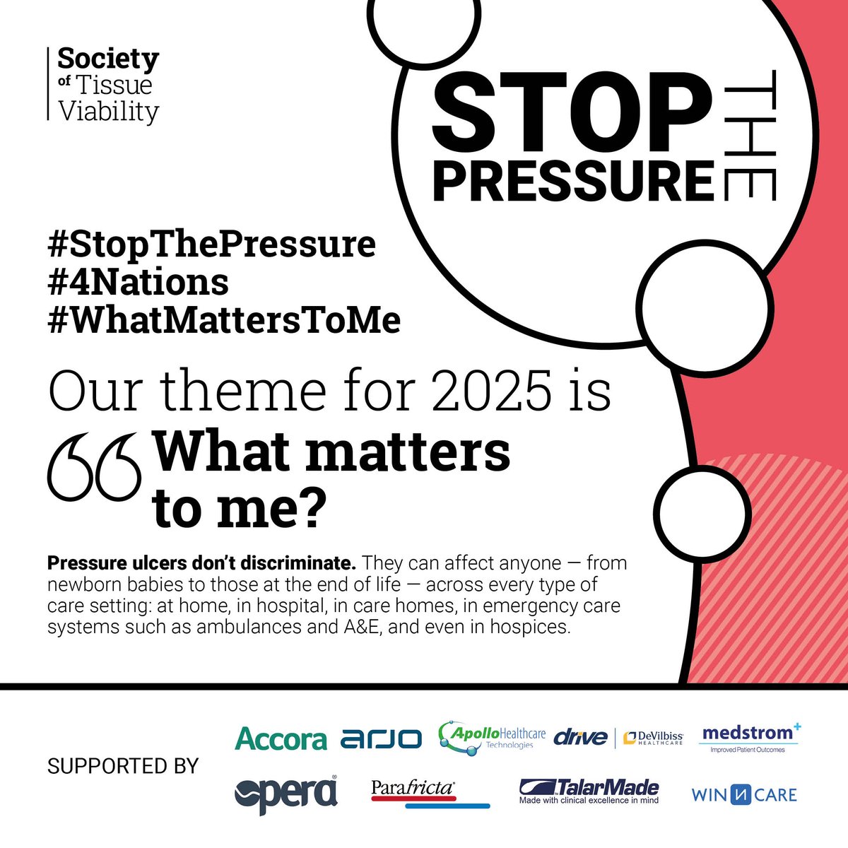 💬 “Care shouldn’t be done to me - it should be done with me.”
That’s the heart of this year’s #StopThePressure theme: What matters to me is…
Whether you’re a patient, carer or healthcare professional - we all have a voice in this.
Let’s share what matters. Find out more
💻