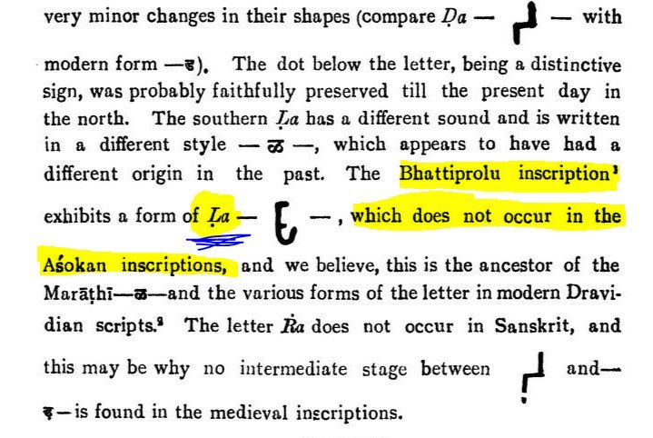 Parabrahman (@parabrahman47) on Twitter photo Telugu was already being written in Bhattiprolu Brahmi👇🏻
Kadamba script came much later, just before Nannaya’s era.
What you call Maharashtri Prakrit was originally Dakshinatya — rooted in Telugu soil.
Kadambas were Chutus, offshoots of Satavahanas through matrilineal alliance. Telugu was already being written in Bhattiprolu Brahmi👇🏻
Kadamba script came much later, just before Nannaya’s era.
What you call Maharashtri Prakrit was originally Dakshinatya — rooted in Telugu soil.
Kadambas were Chutus, offshoots of Satavahanas through matrilineal alliance.