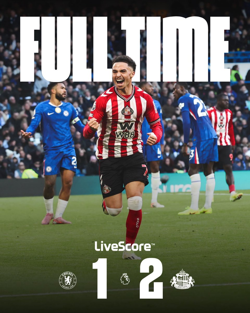 SunderlandAFC's tweet image. THREE POINTS AT STAMFORD BRIDGE.
#CHESUN