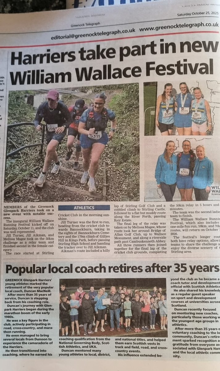 <a href="/GGHarriers/">Greenock Glenpark Harriers</a> say well done &amp; enjoyable retirement to Duncan, a super coach &amp; <a href="/scotathletics/">scottishathletics</a>  Coach Developer. Thanks <a href="/greenocktele/">Greenock Telegraph</a> 
En Avant
<a href="/alikat50/">Alikat</a>  <a href="/stephenmcloone/">stephen mcloone</a>  <a href="/BonnyStAndrew/">Stivvles</a>  <a href="/LynneMHarrison/">Lynne Harrison</a> <a href="/LindsayMcMaho15/">Lindsay McMahon</a>