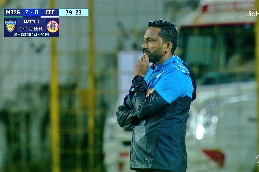 Thoughts on Clifford Miranda's debut outing tonight as the Head Coach of Chennaiyin FC? #MBSGCFC