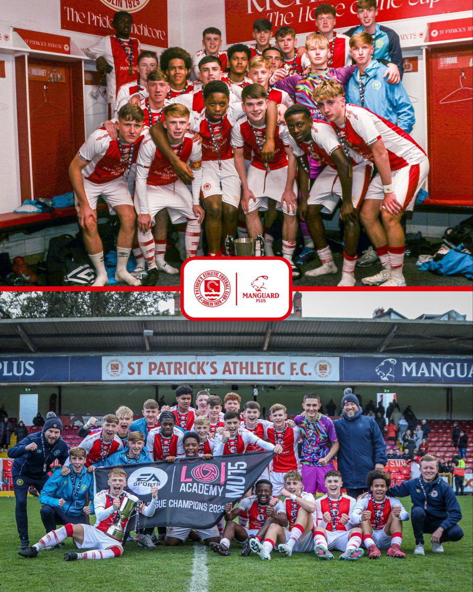 Our U15s clinched the LOI Academy Tier 1 League title with a game to spare thanks to a 6-1 victory against Cobh Ramblers at Richmond Park, keeping up their perfect 100% home League record for the season &amp; sealing a 3rd LOI U15 title in a row for the club 

Congratulations to all