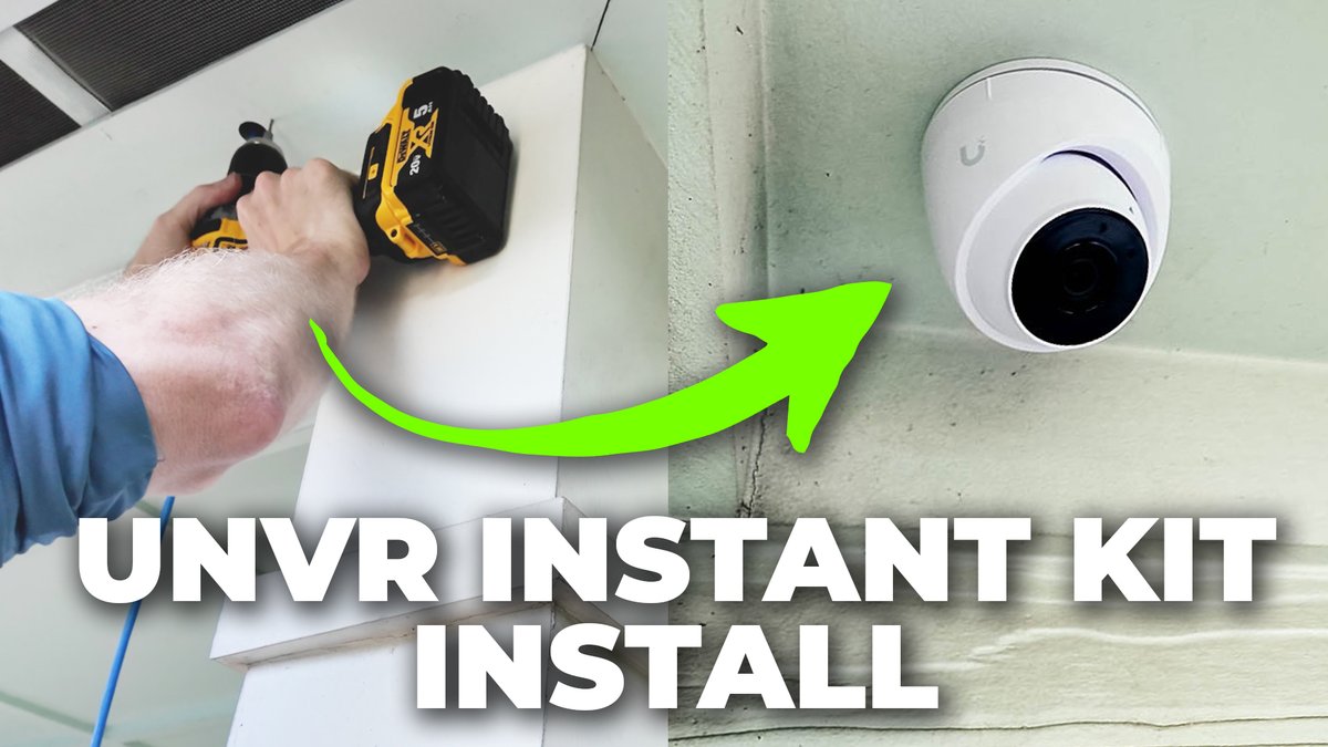 clayd333's tweet image. You know I really like the @Ubiquiti  UNVR instant, and my brother in law was looking at a video servelance system for his house.  He has no other UniFi gear and I thought it would make a great install video.  So we put in the kit with an addtional G6 turret and G6 bullet.  We…