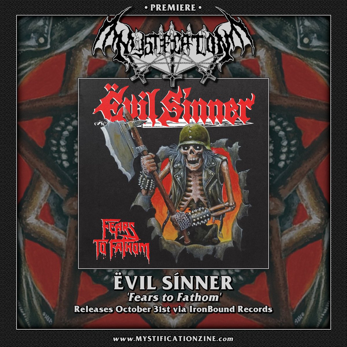 An Early Stream of ËVIL SÍNNER ‘Fears to Fathom’ LP (2025) | PREMIERE

Check out ‘Fears to Fathom‘ the debut LP from Stone Mountain, Georgia-based heavy metal quartet ËVIL SÍNNER. Releases on cassette this coming October 31st via Ironbound Records.

mystificationzine.com/2025/10/25/evi…