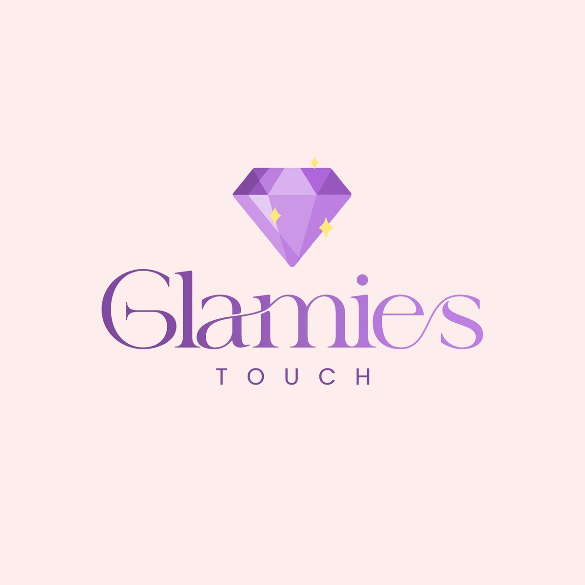 Sadeeqgfx's tweet image. Another brand brought to life. Glamies Touch ✨ Designed to reflect beauty and sophistication.