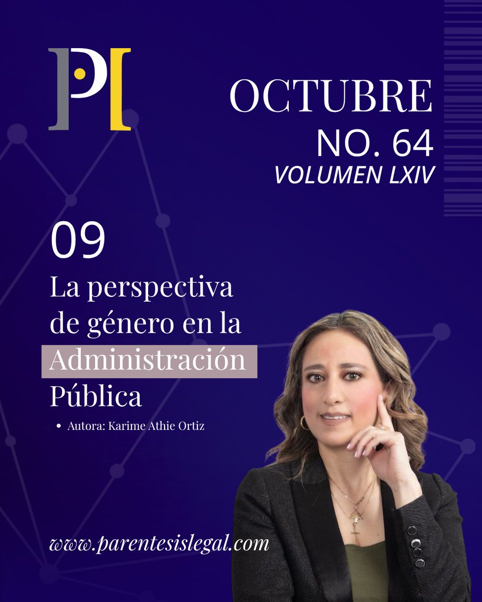 La perspectiva de género no es una opción: es una obligación constitucional.

Todas las autoridades, en los tres niveles de gobierno, deben incorporar esta visión en su quehacer público. 

Te invitamos a leer a nuestra querida <a href="/KaryAthie/">Karime Athie</a> 

parentesislegal.com/la-perspectiva…